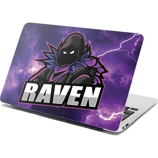 Sablio Samolepka na notebook FORTNITE RAVEN Fialová búrka 65112504