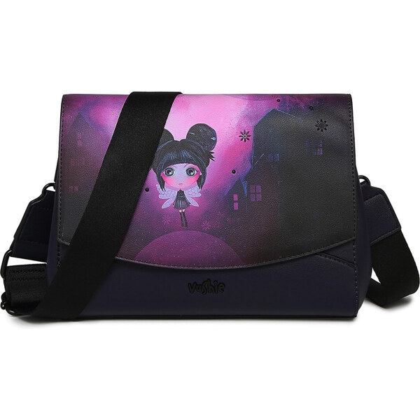 Dámska kabelka Vushie Vivian so zaoblenou chlopňou 66883577