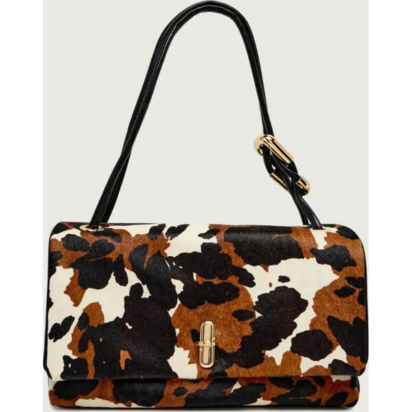 Marc Jacobs Kožená kabelka na rameno The Cow Haircalf Large Dual Bag 66882575