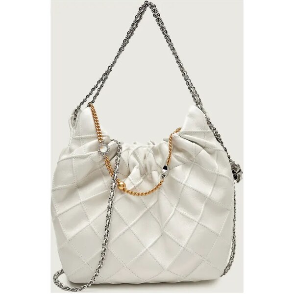 TORY BURCH Kožená kabelka na rameno Fleming 66882566