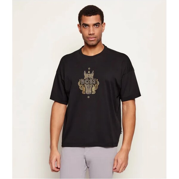 BOSS BLACK Tričko Wen_CNY | BOSS x Creation of the Gods | regular fit 66674808