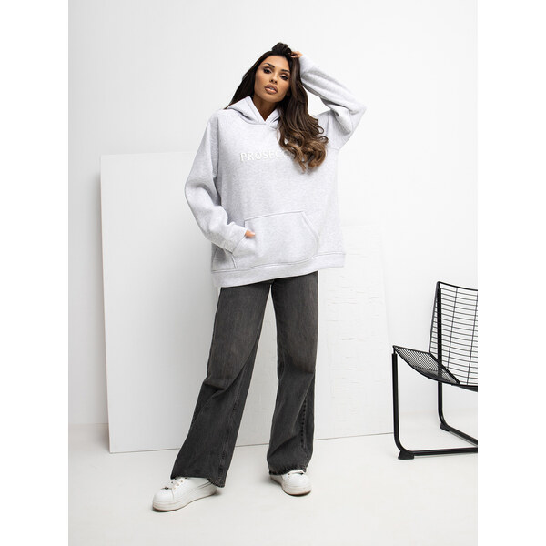 FPrice Mikina RV BL A1034.26 svetlo šedá 66884344