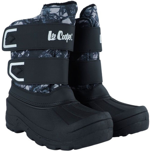 Detské snehové topánky LCJ-25-10-3781K Čierne s modrou - Lee Cooper 66884855