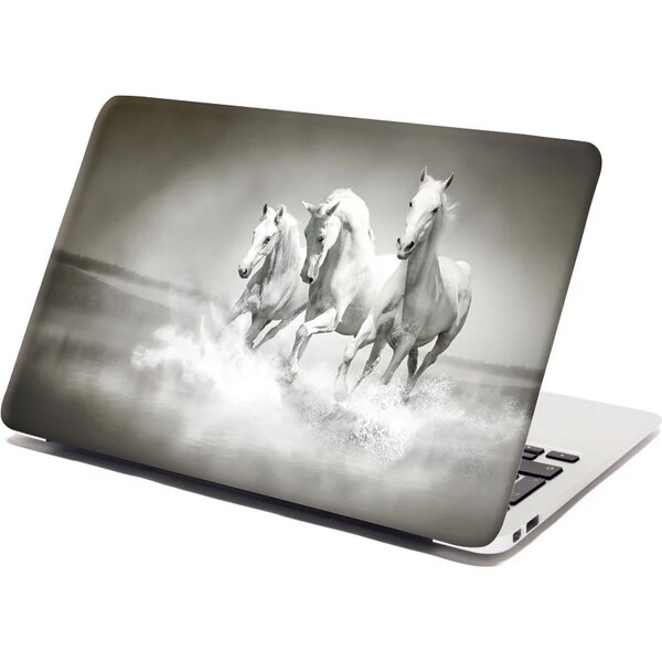 Sablio Samolepka na notebook Biele kone 65098675