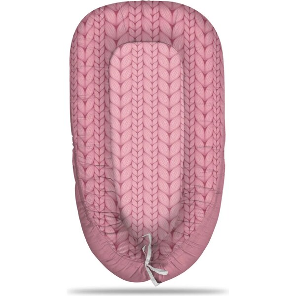 Sablio Hniezdočko pre bábätko Ružové pletenie 65114014