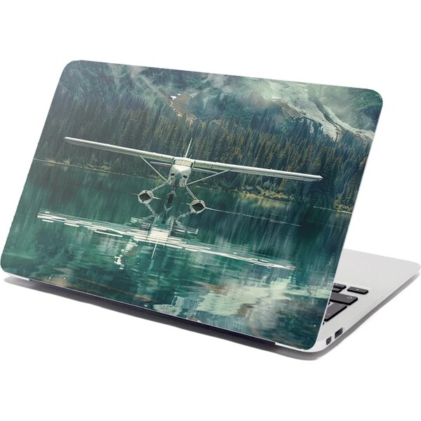 Sablio Samolepka na notebook Hydroplán na horskom jazere 65112475
