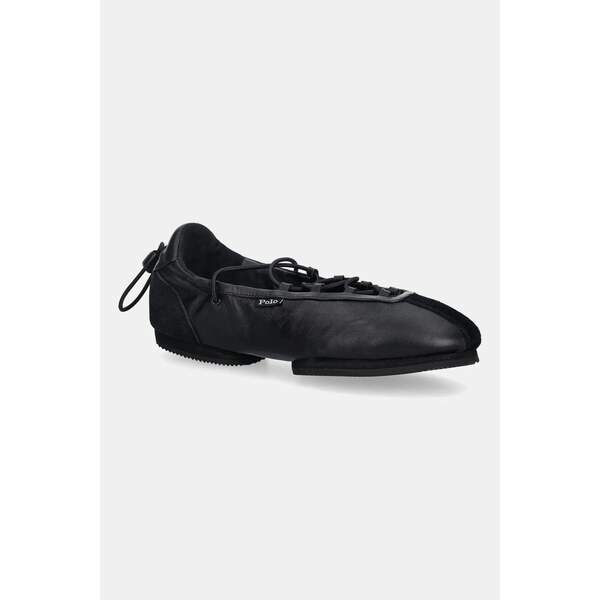 Kožené balerínky Polo Ralph Lauren Ballerina Lace Up 66897832