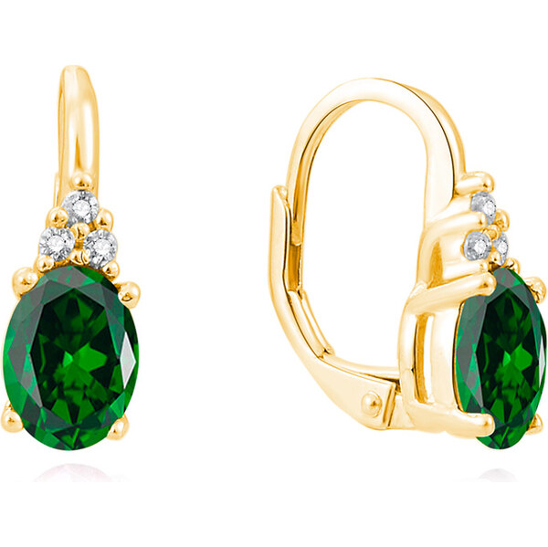 Dámske strieborné náušnice VLADENA 66887770