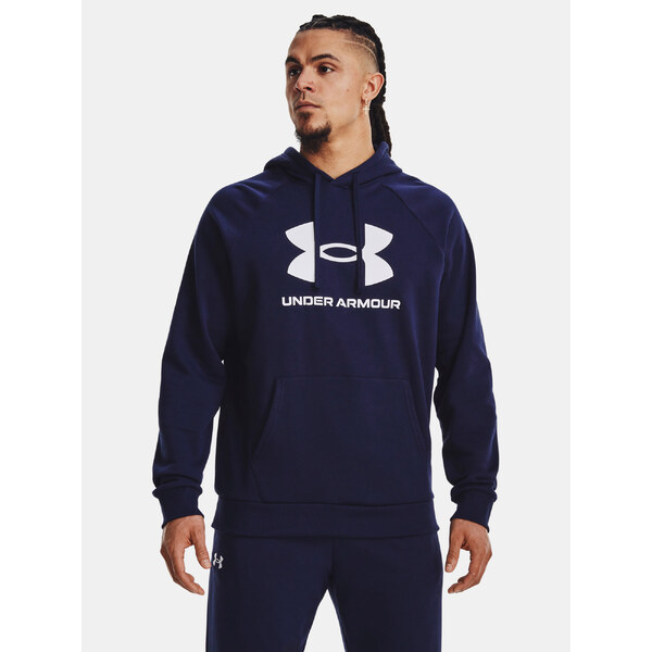 Tmavomodrá pánska mikina s kapucňou Under Armour Rival 52522403