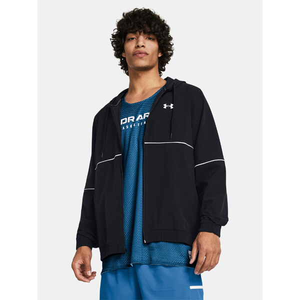 Čierna športová bunda Under Armour UA Baseline Woven Jacket 52515879