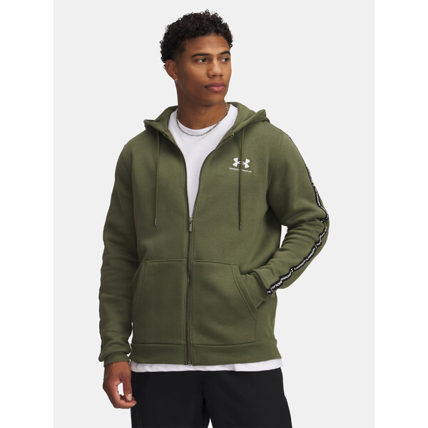 Mens sweatshirt Under Armour UA Icon Fleece FZ Taping - Mens 64793308