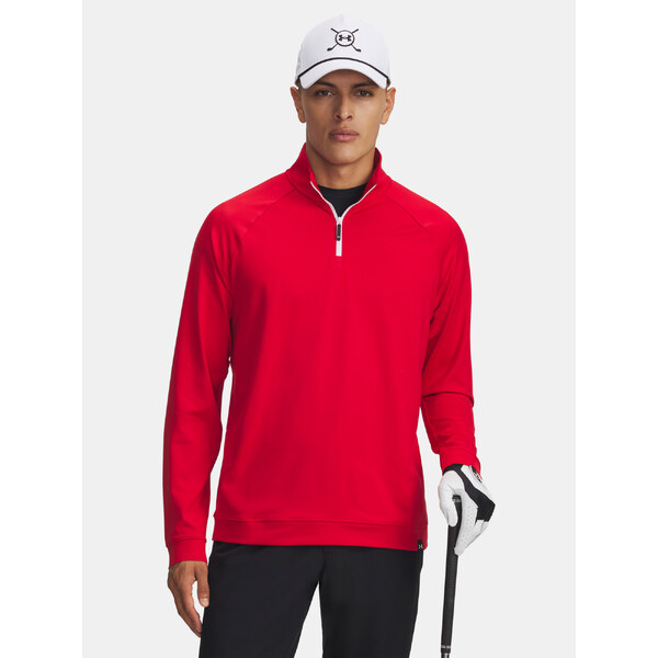 Mens sweatshirt Under Armour UA Midlayer QZ LB-RED - Mens 65232887
