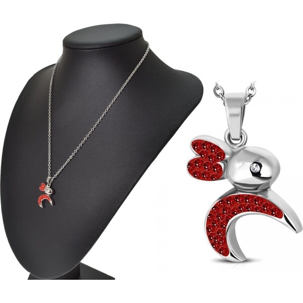 CITY STORM Retiazka s príveskom zajačik červený - Bunny 66889392