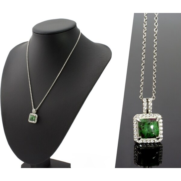 CITY STORM Retiazka s príveskom z polodrahokamu rubín v zoisite 66889390