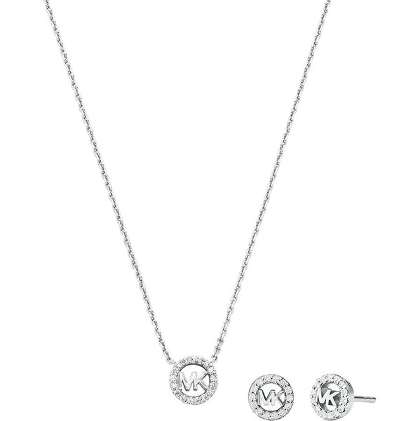 Strieborný náhrdelník a náušnice Michael Kors 66890256