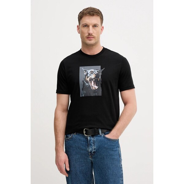 Bavlnené tričko BOSS Orange Te_Dobermann 66890785