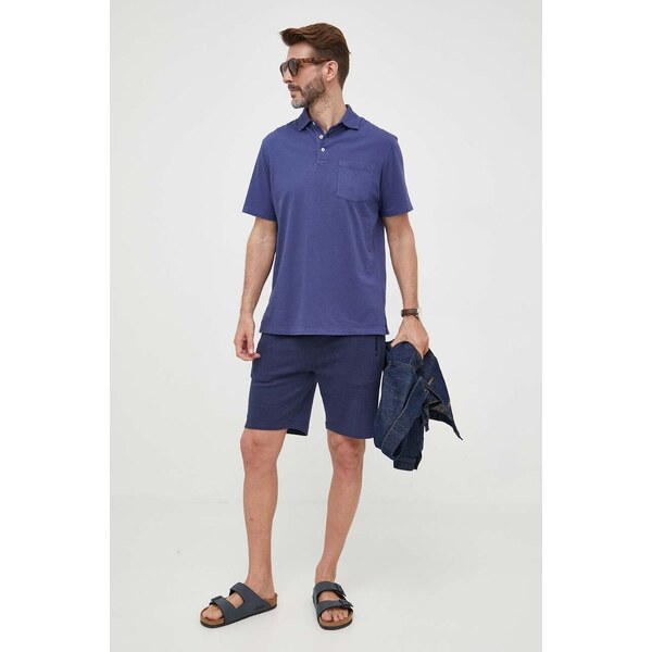 Polo tričko s prímesou ľanu Polo Ralph Lauren 38081277
