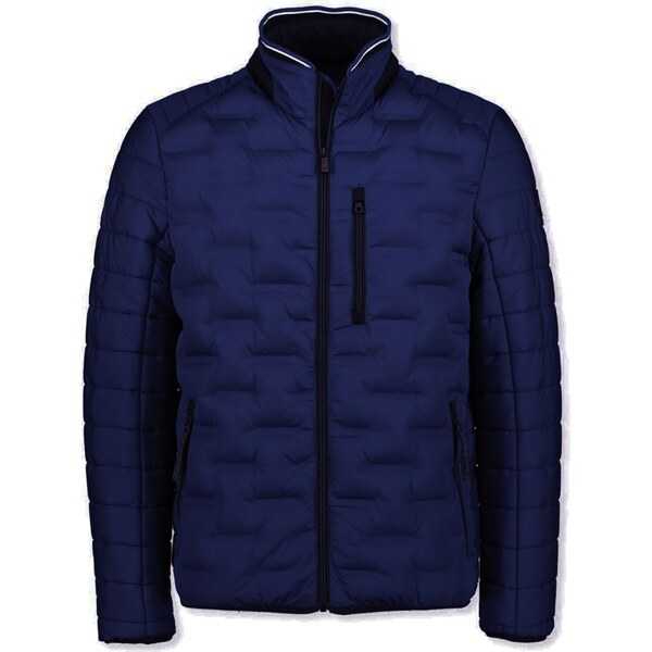 Pánska modrá prešívaná bunda S4 66891235