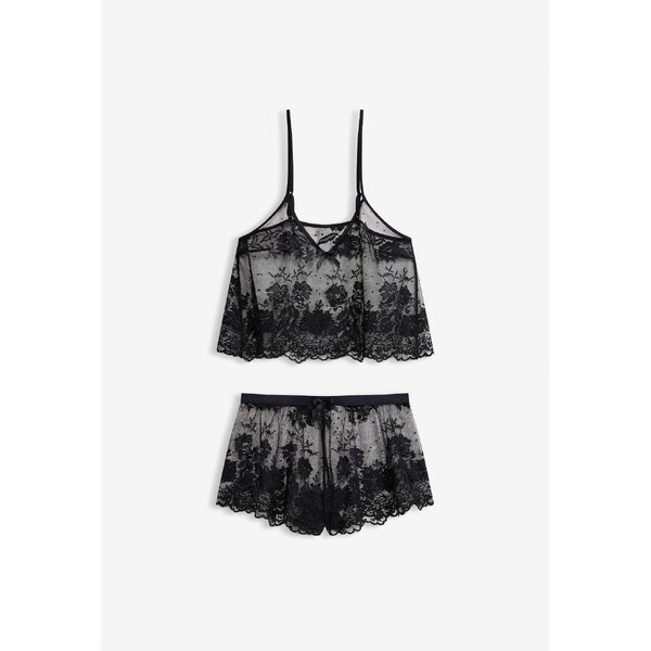 bonprix Top + šortky (2 ks), farba čierna 46547506