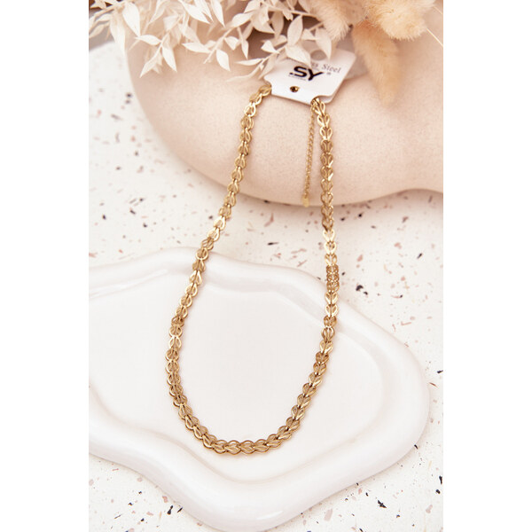 Boto Zlatý náhrdelník ze chirurgické oceli 66892468