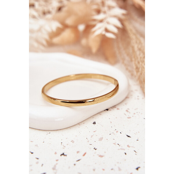 Boto Hladký náramek z chirurgické oceli zlatý 66892463