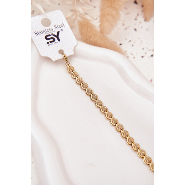 Boto Zlatý náramek ze zdravotní nerezové oceli 66892466