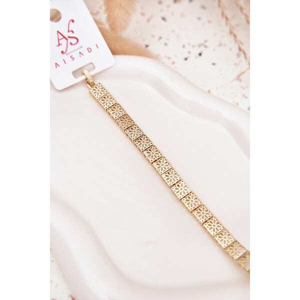 Boto Dámský náramek ze chirurgické oceli zlatý 66892473