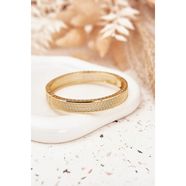 Boto Dámský pevný zlatý náramek 66892489