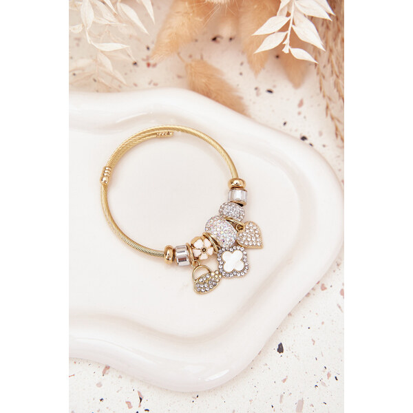 Boto Dámský Náramek Charms Růžový Stříbrný Mouse 66892491