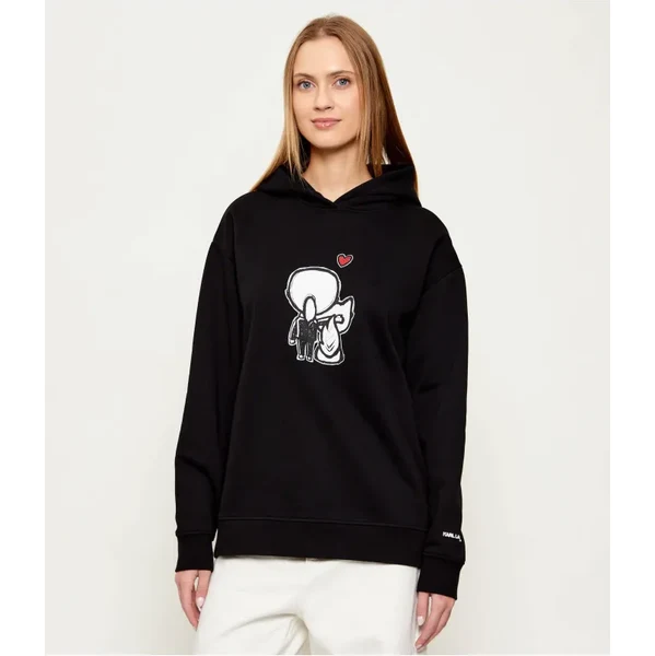 Karl Lagerfeld Mikina Ikon Valentine | Loose fit 66853119