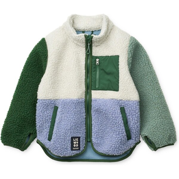 Liewood Prechodná bunda Nolan svetlomodrá / pastelovo zelená / 66897966