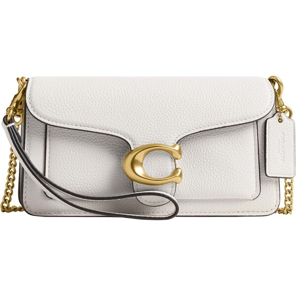 COACH Taška cez rameno TABBY šedobiela 66898377