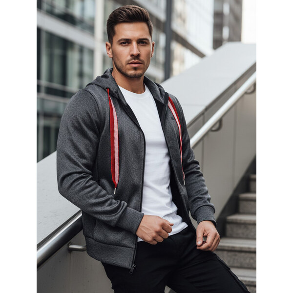 Pánska mikina s kapucňou Dstreet BX5858 67027158