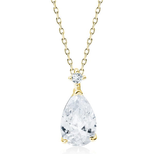 Olivie Strieborný náhrdelník SLZA GOLD 4160 17713748