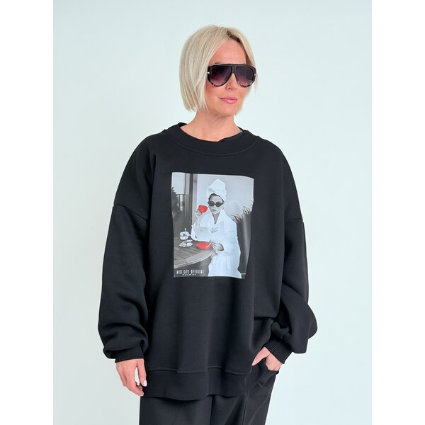 Miss City Official Čierna mikina PARIS 66909328