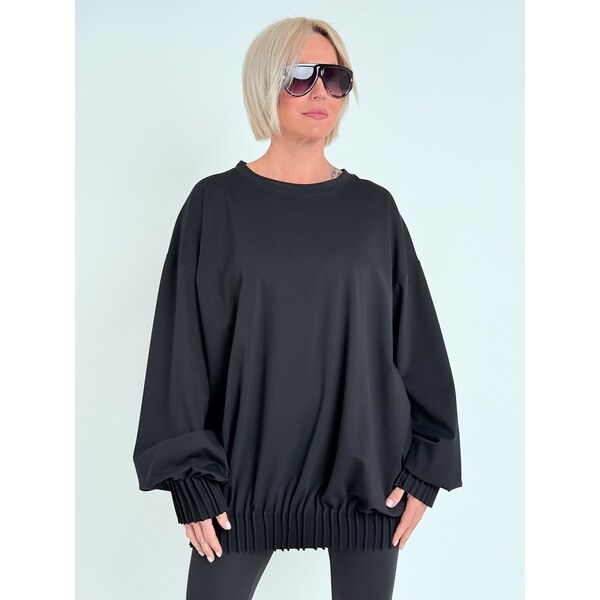 Miss City Official Čierna tunika LOVE ME 66909329