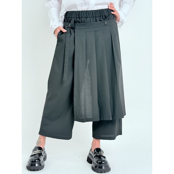 MEGG Čierne nohavice so sukňou ASTON 66909347