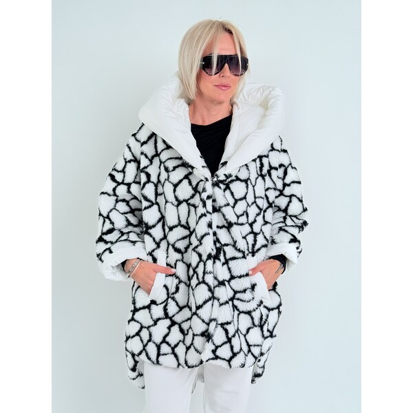 H4 Bielo-čierna bunda FROZEN 66909342