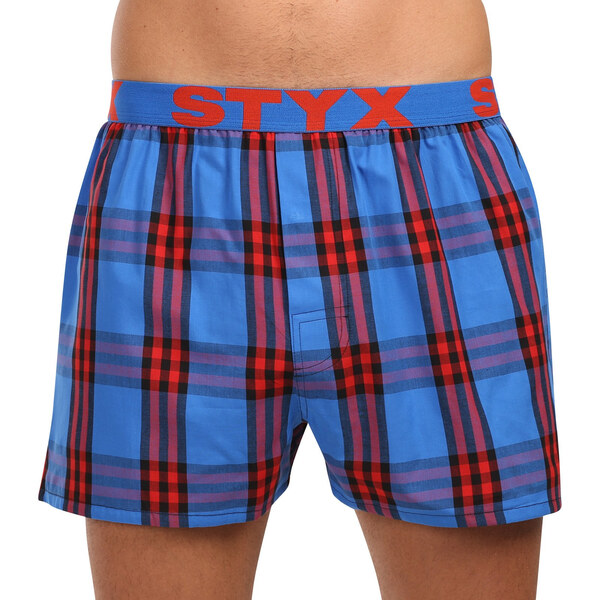 5PACK pánske trenky Styx športová guma viacfarebné (5B0112345) 66909181