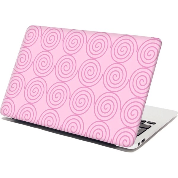 Sablio Samolepka na notebook Ružové špirály 65099955