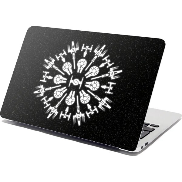 Sablio Samolepka na notebook Star Wars Vesmírne lode 65112586