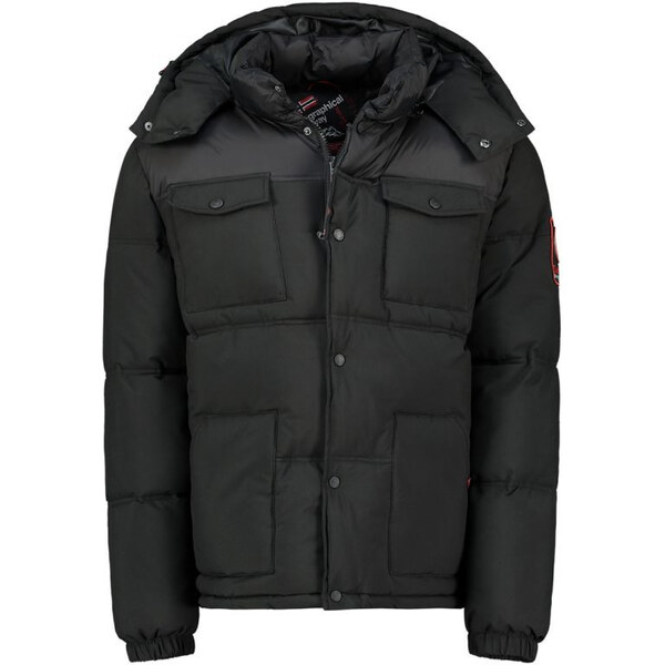Geographical Norway Geografické Nórsko pánska bunda BAREDA DB BLACK 66910545