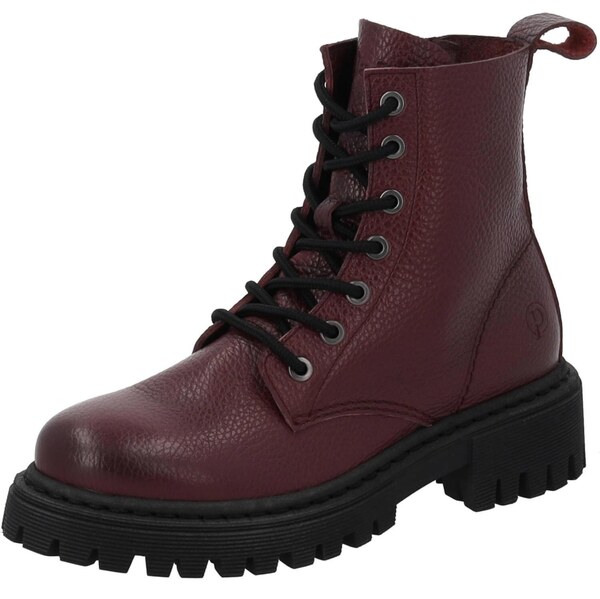Palado Šnurovacie členkové čižmy Pheara vínovo červená 66916242