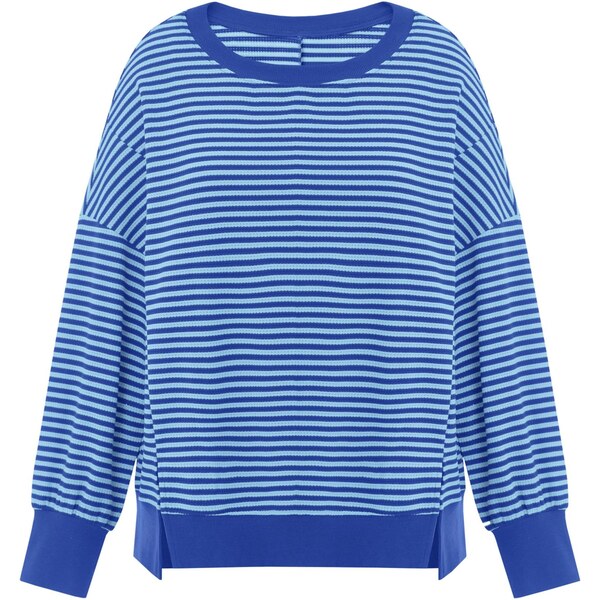 Imily Bela Mikina námornícka modrá / svetlomodrá 66916381