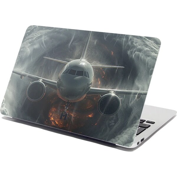 Sablio Samolepka na notebook Lietadlo v búrke 65112497