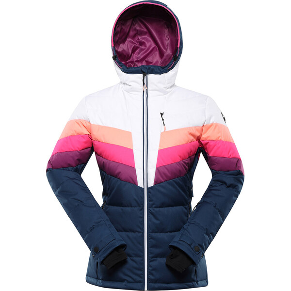 ALPINE PRO - FEEDRA DÁMSKA PÁPEROVÁ LYŽIARSKA BUNDA S MEMBRÁNOU PTX 46928934