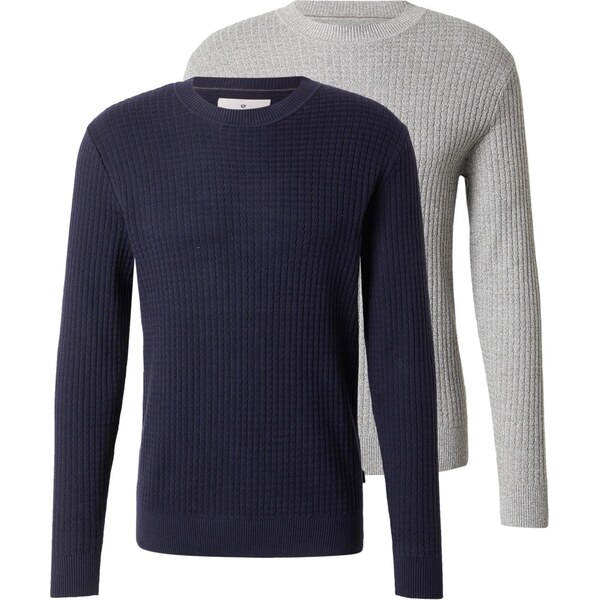 Jack & Jones Premium Sveter JPRBLUBARKLEY tmavomodrá / sivá 66916605