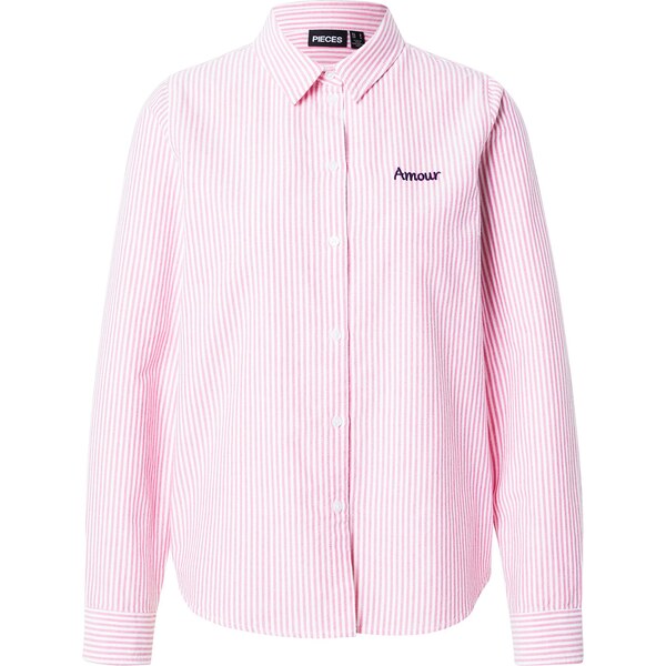 PIECES Blúzka PCIRENE svetlofialová / ružová / biela 66916616