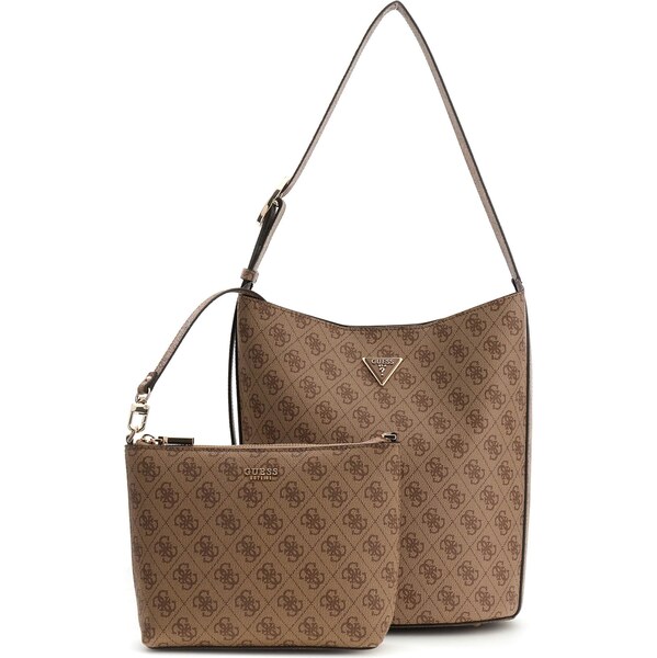 GUESS Kabelka na rameno MERIDIAN II hnedá / kapučíno 66916697
