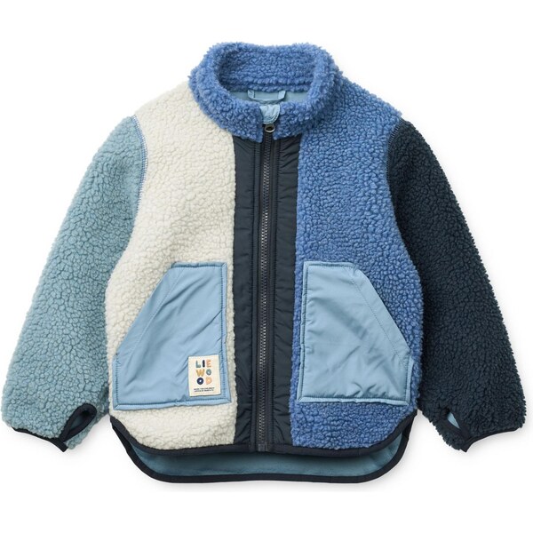 Liewood Flisová bunda Noam Pile námornícka modrá / kráľovská modrá / 66916275